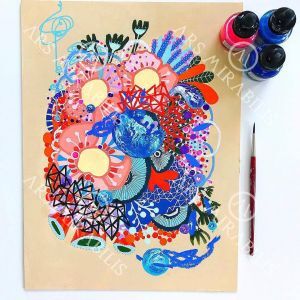 #Art by @samantharussodesign